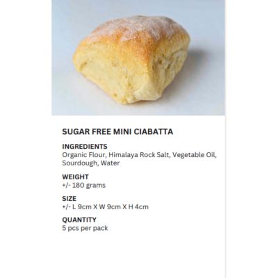 REALBREAD-MINI CIABATTA 180G