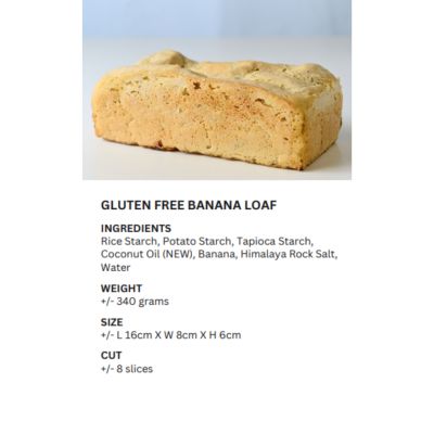 REALBREAD-GLUTEN FREE BANANA 340G