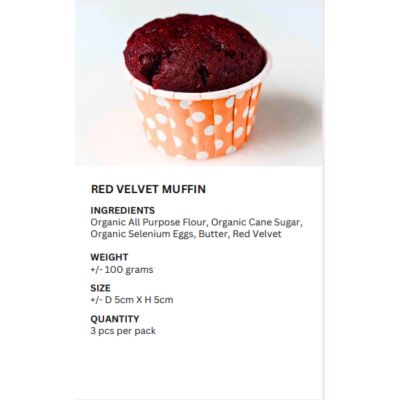 REALBREAD-REDVELVET MUFFIN 100G
