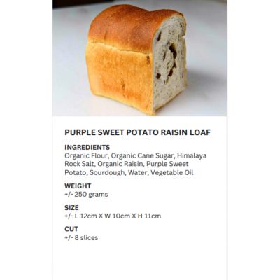 REALBREAD-P S POTATO RAISIN 250G