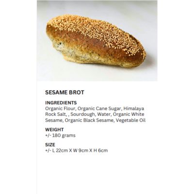 REALBREAD-SESAME BROT 180G
