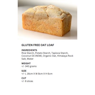 REALBREAD-OAT GLUFREE 340G