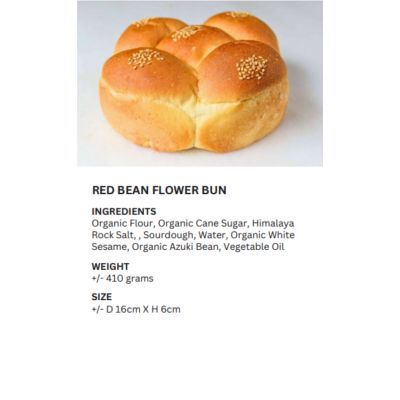 REALBREAD-RED BEAN FLOWER 410G