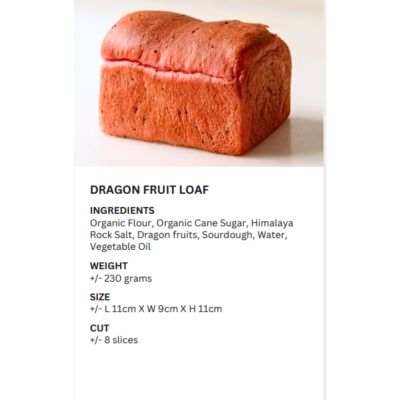REALBREAD-DRAGON FRUIT LOAF 230G