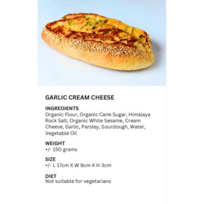 REALBREAD-GARLIC CREAM CHEESE 150G