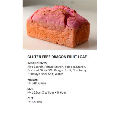 REALBREAD-DRAGON CRANBERRY GLUTEN FREE 340G