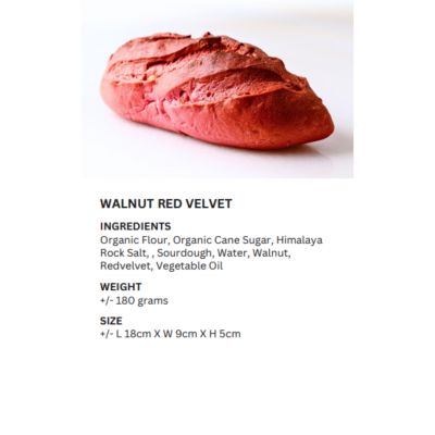REALBREAD-WALNUT REDVELVET 180G