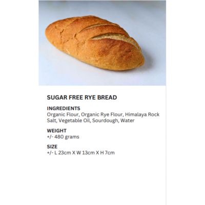 REALBREAD-RYE BREAD 480G