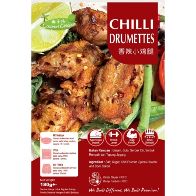 Chilli chicken drumettes 180g+-